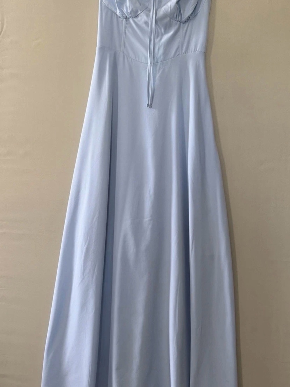 Light Blue Maxi Formal Dress Prom Bridesmaid Evening Gown - Picture 2 of 13
